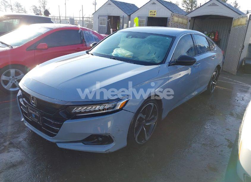 Photo 2 of 2022 Honda Accord SPORT (VIN 1HGCV1F32NA108841)