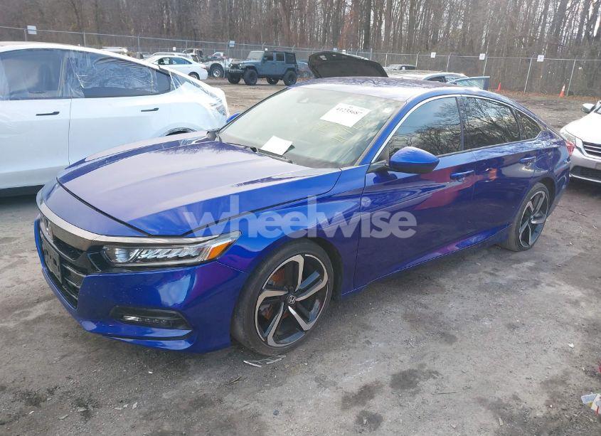 Photo 2 of 2019 Honda Accord SPORT (VIN 1HGCV1F33KA054641)
