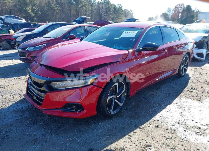 Photo 2 of 2021 Honda Accord SPORT (VIN 1HGCV1F33MA045411)
