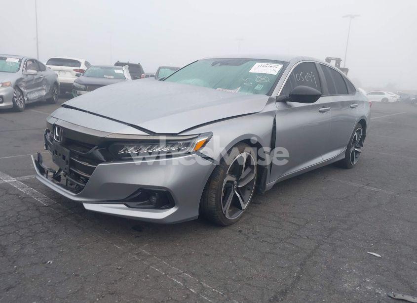 Photo 2 of 2021 Honda Accord SPORT (VIN 1HGCV1F33MA097654)