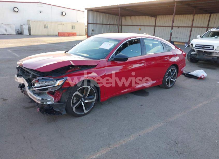 Photo 2 of 2021 Honda Accord SPORT (VIN 1HGCV1F33MA123766)