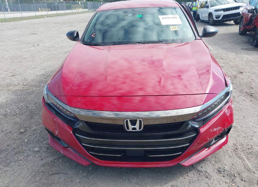 Photo 12 of 2022 Honda Accord SPORT (VIN 1HGCV1F33NA010434)
