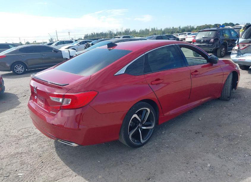 Photo 4 of 2022 Honda Accord SPORT (VIN 1HGCV1F33NA010434)
