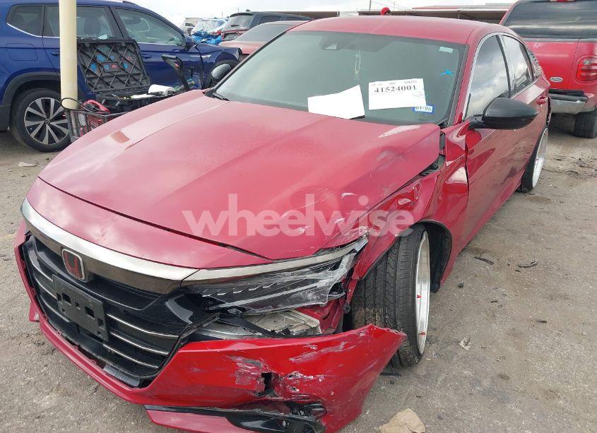 Photo 2 of 2022 Honda Accord SPORT (VIN 1HGCV1F33NA024673)