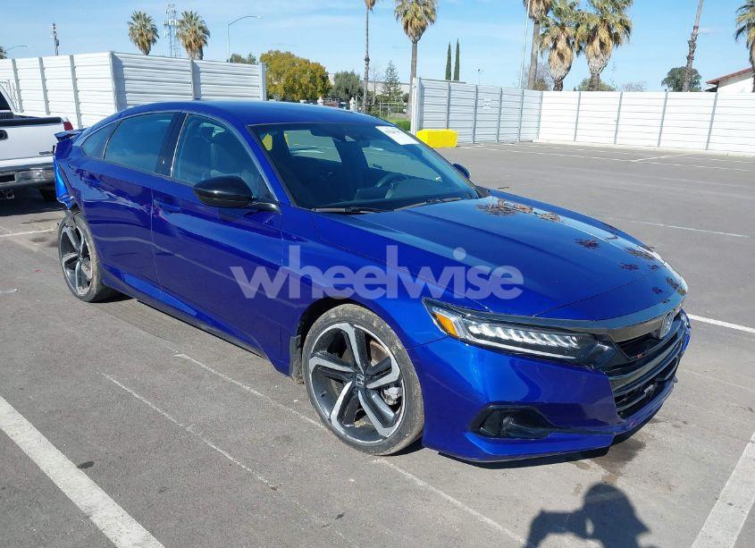 2022 Honda Accord SPORT (VIN 1HGCV1F33NA055258) main photo