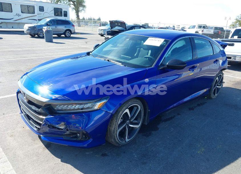 Photo 2 of 2022 Honda Accord SPORT (VIN 1HGCV1F33NA055258)