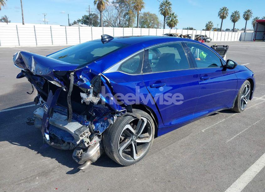 Photo 4 of 2022 Honda Accord SPORT (VIN 1HGCV1F33NA055258)