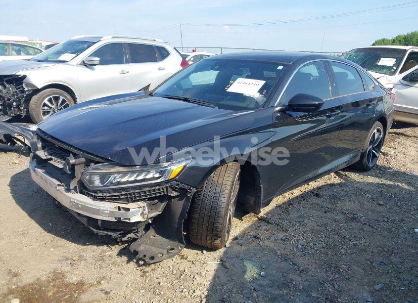 Photo 2 of 2018 Honda Accord SPORT (VIN 1HGCV1F34JA191683)