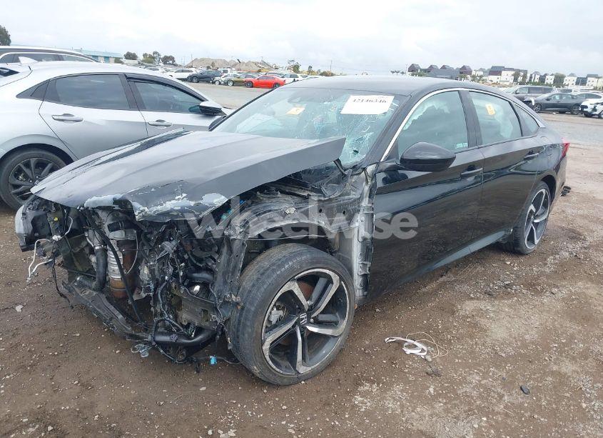 Photo 2 of 2019 Honda Accord SPORT (VIN 1HGCV1F34KA027528)