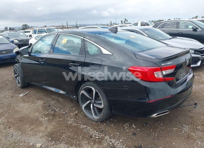 Photo 3 of 2019 Honda Accord SPORT (VIN 1HGCV1F34KA027528)