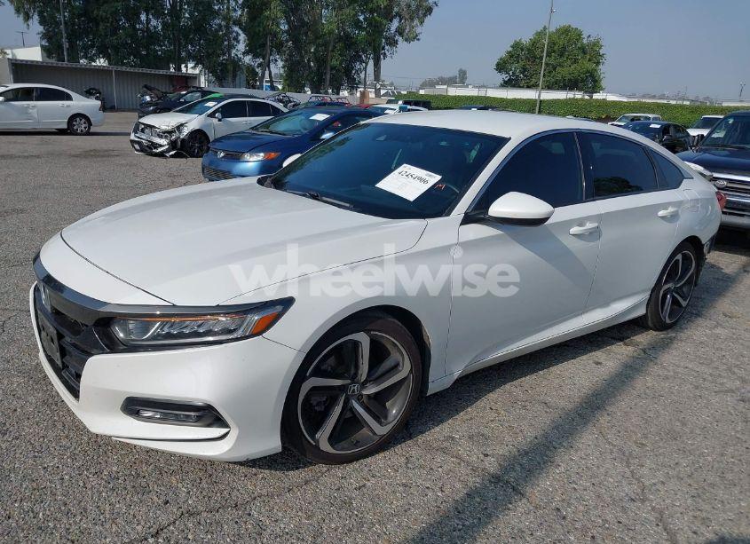 Photo 2 of 2019 Honda Accord SPORT (VIN 1HGCV1F34KA031238)