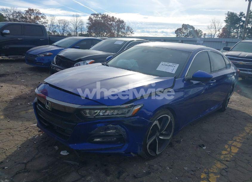 Photo 2 of 2019 Honda Accord SPORT (VIN 1HGCV1F34KA045897)