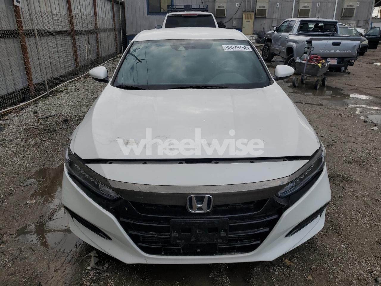 Photo 5 of 2019 HONDA ACCORD SPORT (VIN 1HGCV1F34KA071089)
