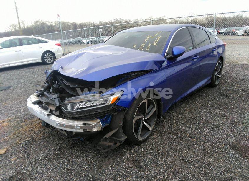 Photo 2 of 2019 Honda Accord SPORT (VIN 1HGCV1F34KA140265)