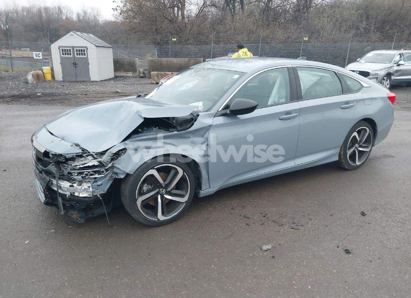 Photo 2 of 2021 Honda Accord SPORT (VIN 1HGCV1F34MA055607)