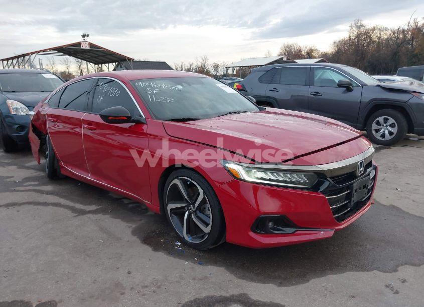 2021 Honda Accord SPORT (VIN 1HGCV1F34MA074366) main photo