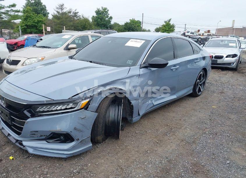 Photo 2 of 2021 Honda Accord SPORT (VIN 1HGCV1F34MA099963)