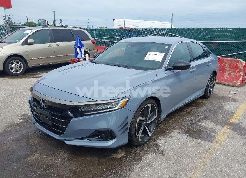 Photo 2 of 2021 Honda Accord SPORT (VIN 1HGCV1F34MA107270)