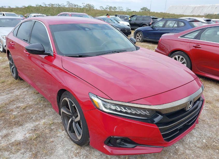 2022 Honda Accord SPORT (VIN 1HGCV1F34NA030532) main photo