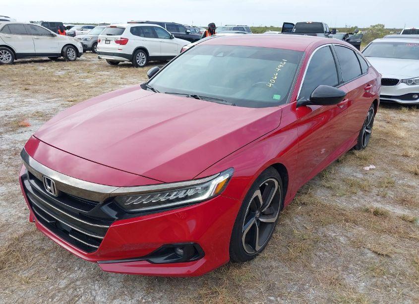 Photo 2 of 2022 Honda Accord SPORT (VIN 1HGCV1F34NA030532)