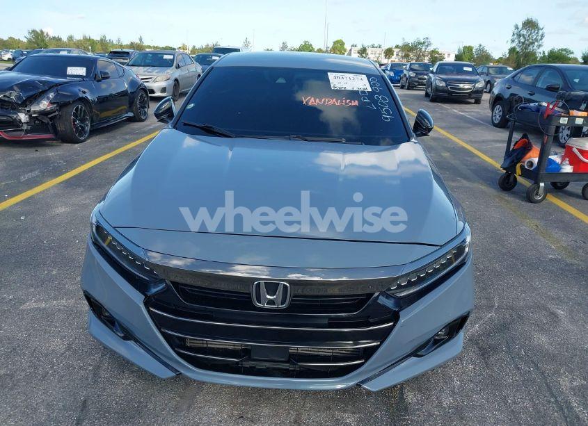Photo 6 of 2022 Honda Accord SPORT (VIN 1HGCV1F34NA069508)