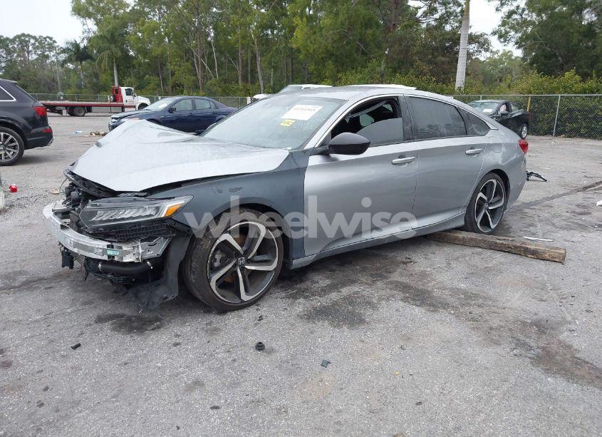 Photo 2 of 2022 Honda Accord SPORT (VIN 1HGCV1F34NA086776)