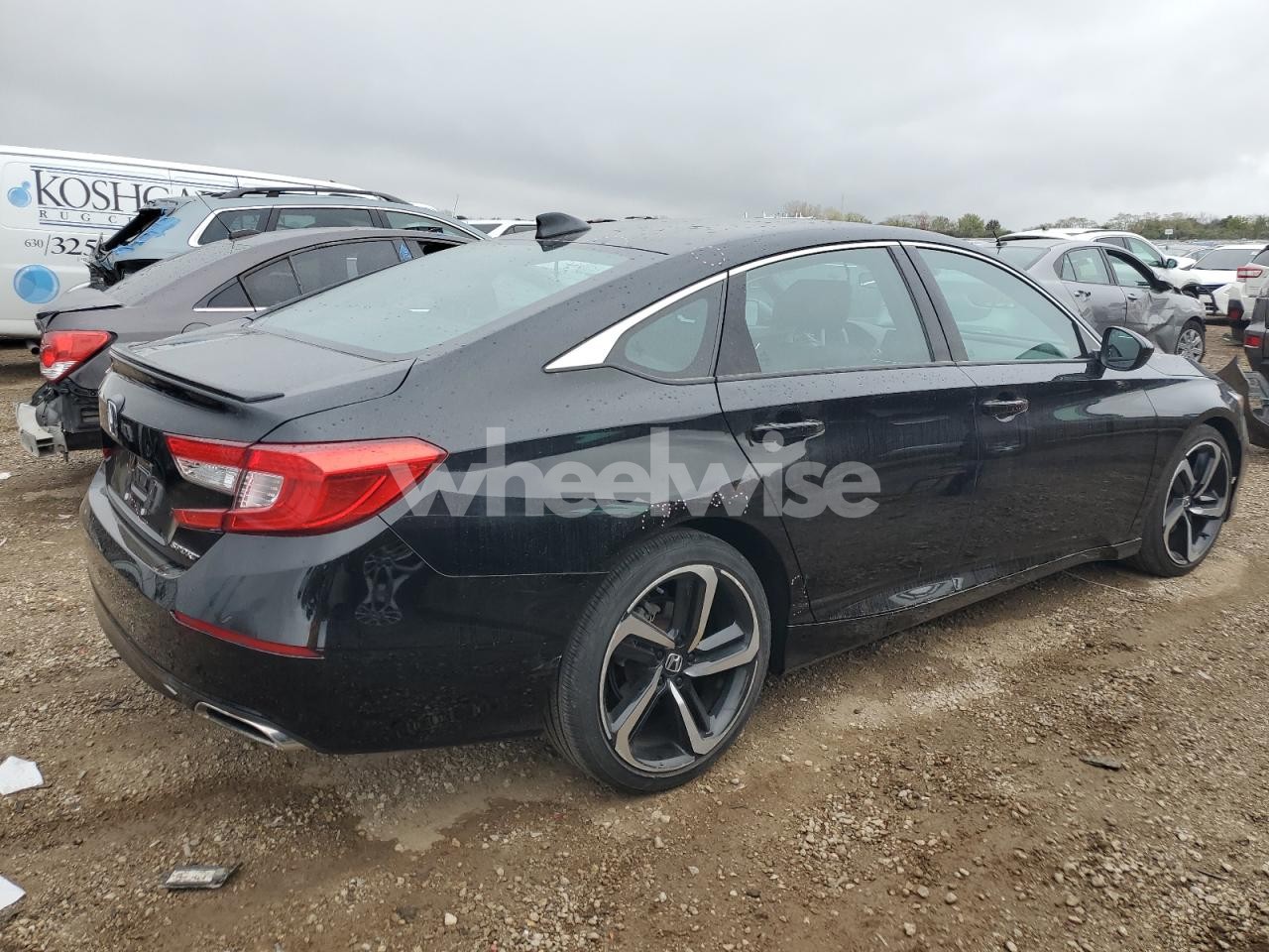 Photo 3 of 2018 HONDA ACCORD SPORT (VIN 1HGCV1F35JA094301)