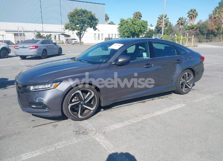 Photo 2 of 2019 Honda Accord SPORT (VIN 1HGCV1F35KA098575)