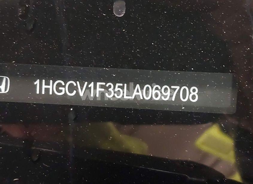 Photo 17 of 2020 Honda Accord SPORT (VIN 1HGCV1F35LA069708)