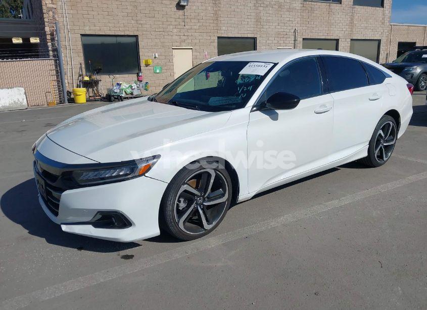 Photo 2 of 2021 Honda Accord SPORT (VIN 1HGCV1F35MA001667)