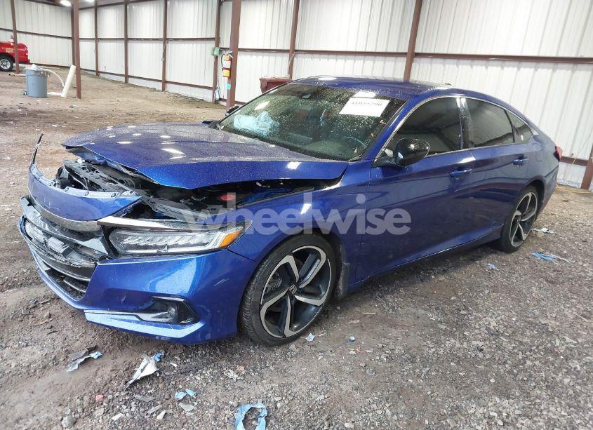 Photo 2 of 2021 Honda Accord SPORT (VIN 1HGCV1F35MA027010)