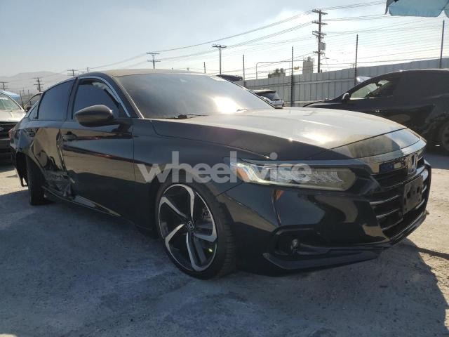 2021 HONDA ACCORD SPORT (VIN 1HGCV1F35MA099518) main photo