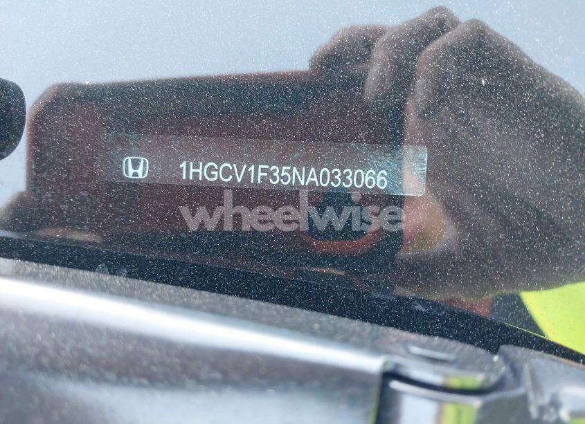 Photo 9 of 2022 Honda Accord SPORT (VIN 1HGCV1F35NA033066)