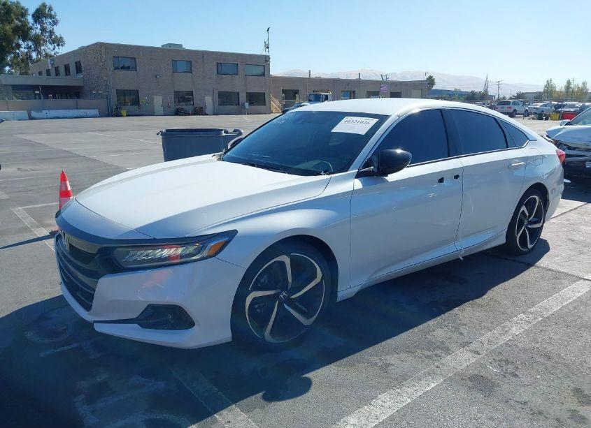 Photo 2 of 2022 Honda Accord SPORT (VIN 1HGCV1F35NA106548)