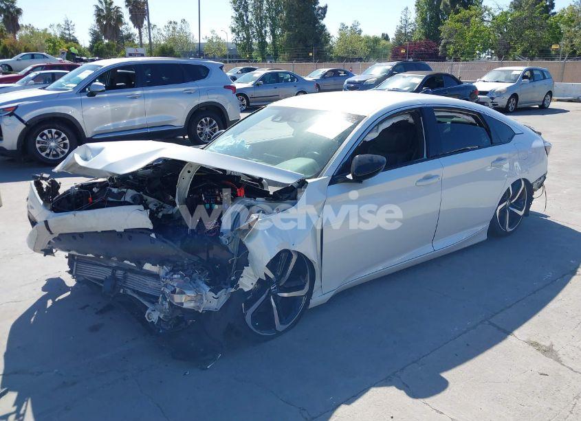 Photo 2 of 2022 Honda Accord SPORT (VIN 1HGCV1F35NA120661)