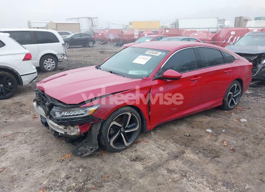 Photo 2 of 2018 Honda Accord SPORT (VIN 1HGCV1F36JA082142)