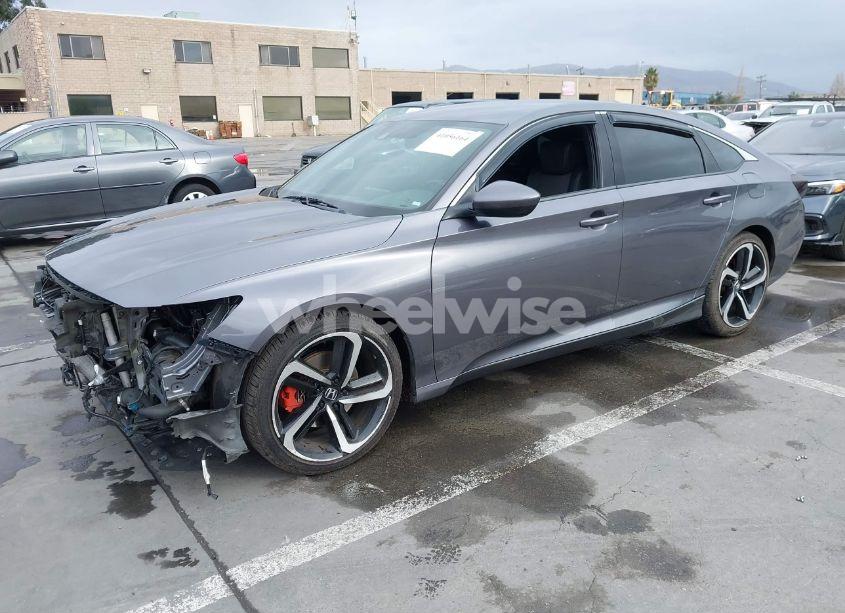 Photo 2 of 2019 Honda Accord SPORT (VIN 1HGCV1F36KA083860)