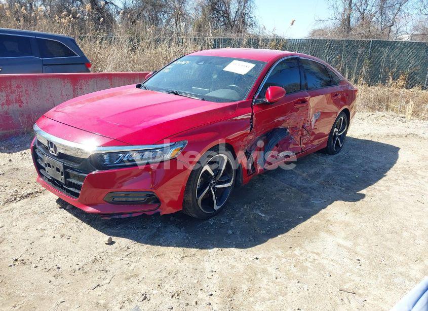 Photo 2 of 2019 Honda Accord SPORT (VIN 1HGCV1F36KA152062)