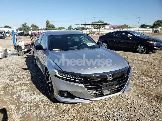Photo 14 of 2021 HONDA ACCORD SPORT (VIN 1HGCV1F36LA038189)