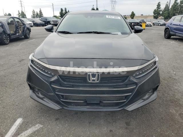 Photo 8 of 2021 HONDA ACCORD SPORT (VIN 1HGCV1F36MA004996)
