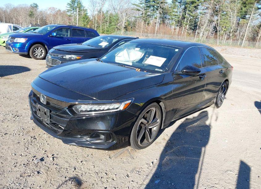 Photo 2 of 2021 Honda Accord SPORT (VIN 1HGCV1F36MA066446)