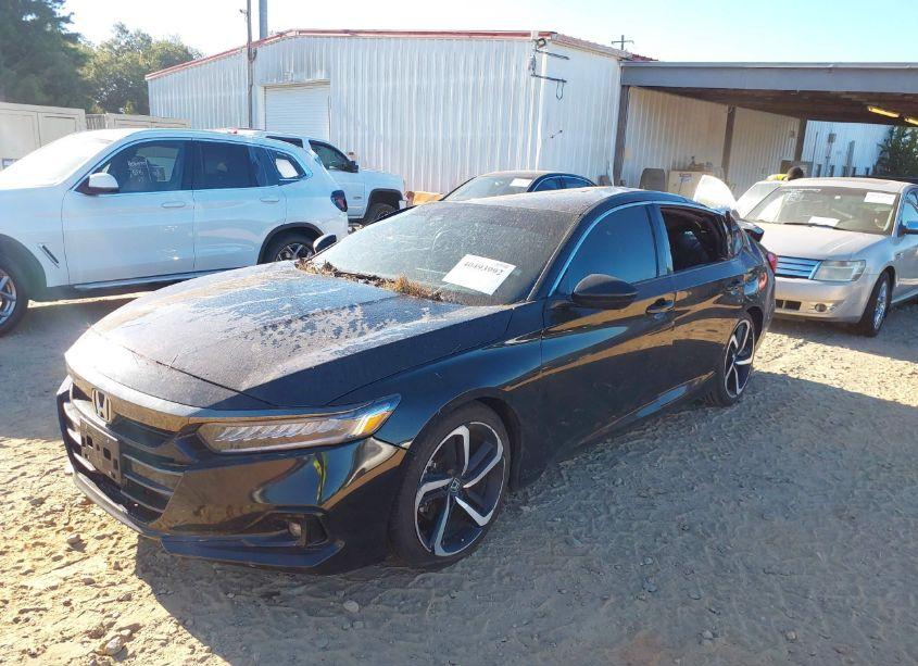 Photo 2 of 2021 Honda Accord SPORT (VIN 1HGCV1F36MA070500)