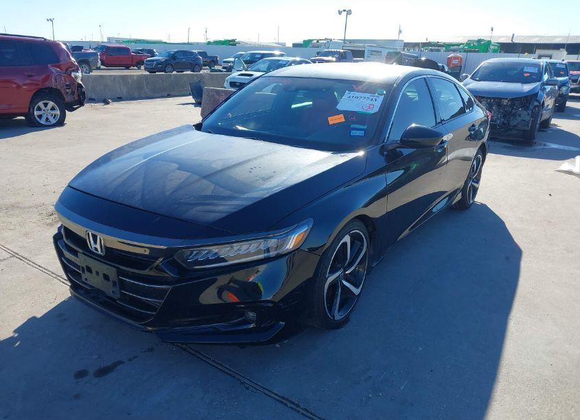 Photo 2 of 2021 Honda Accord SPORT (VIN 1HGCV1F36MA075180)