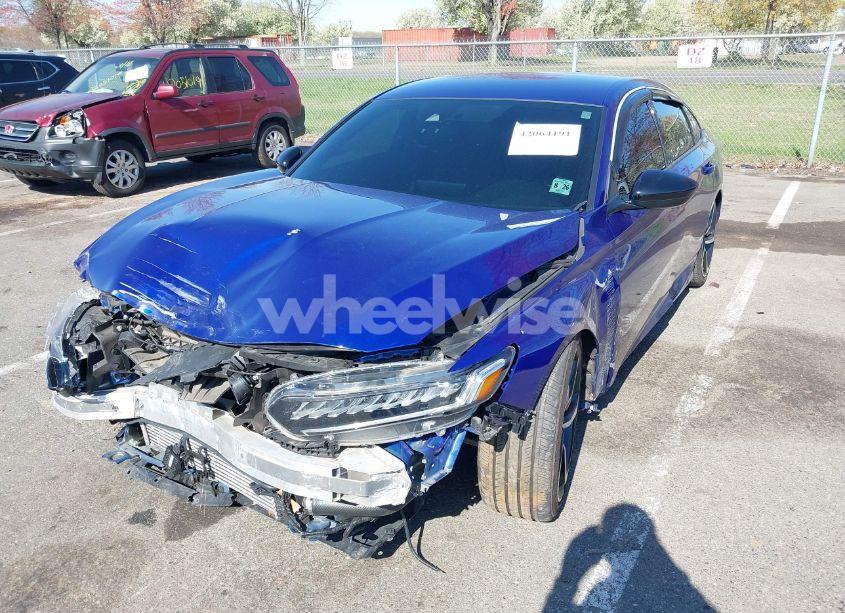 Photo 2 of 2021 Honda Accord SPORT (VIN 1HGCV1F36MA098376)