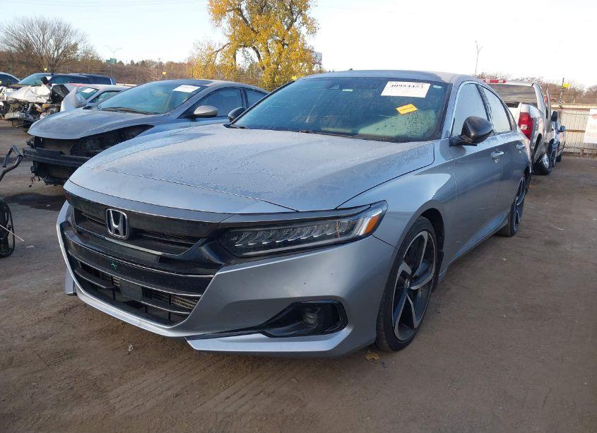 Photo 2 of 2022 Honda Accord SPORT (VIN 1HGCV1F36NA022870)