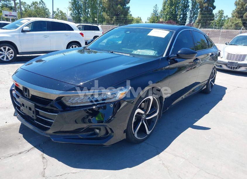 Photo 2 of 2022 Honda Accord SPORT (VIN 1HGCV1F36NA032038)
