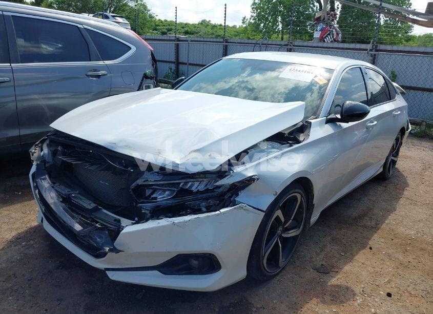 Photo 2 of 2022 Honda Accord SPORT (VIN 1HGCV1F36NA049809)