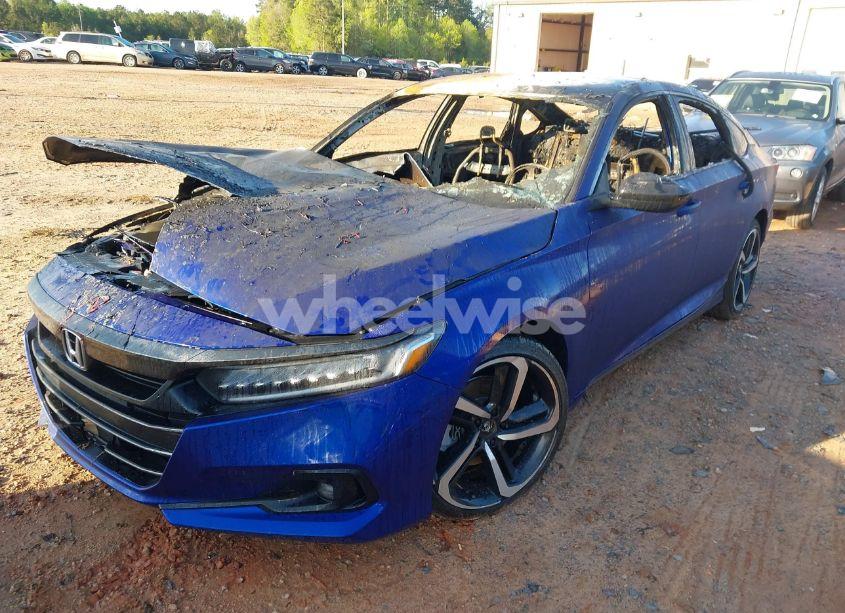 Photo 2 of 2022 Honda Accord SPORT (VIN 1HGCV1F36NA055187)