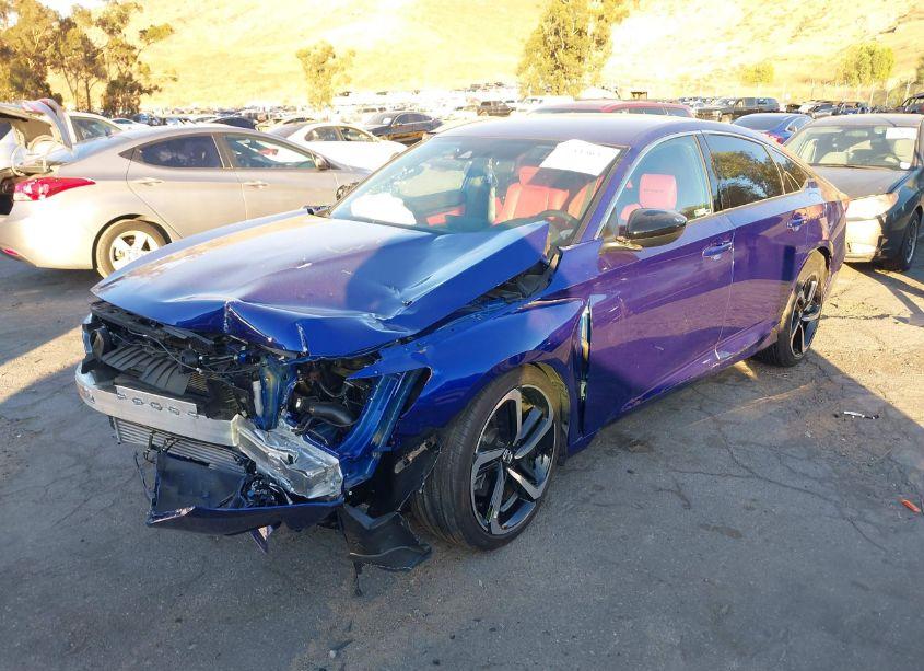 Photo 2 of 2022 Honda Accord SPORT (VIN 1HGCV1F36NA075505)