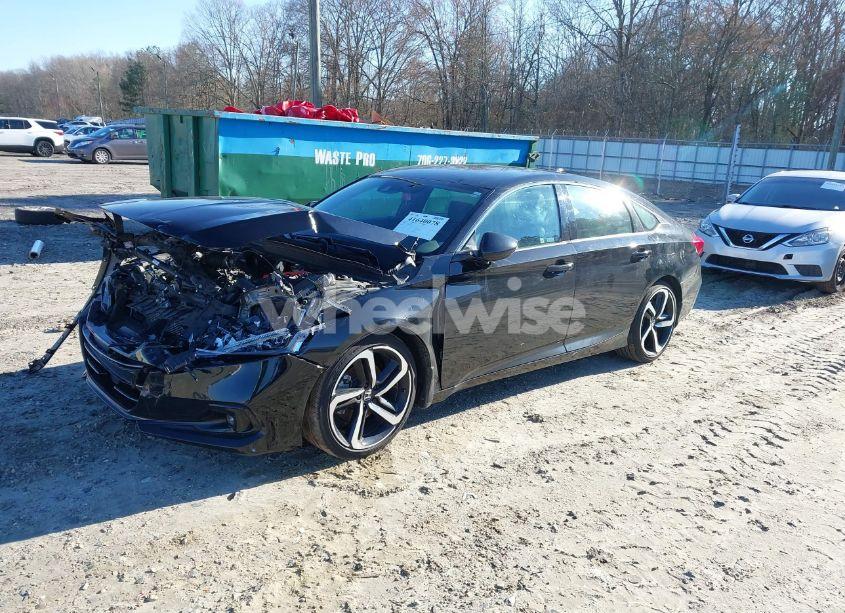 Photo 2 of 2022 Honda Accord SPORT (VIN 1HGCV1F36NA105845)